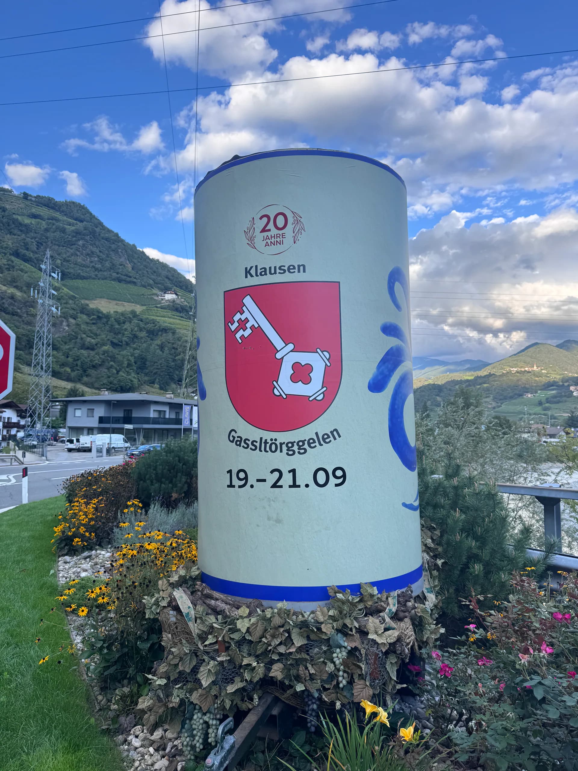 Montiertes Leitsystem im Innenraum